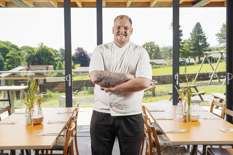 Pictured at the new restaurant in Whirlow Hall Farm, for which he has created a new menu of tantalising dishes