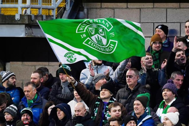 Hibs fans were able to see the earlier rounds of the 2020 Scottish Cup campaign, including here at Dundee
