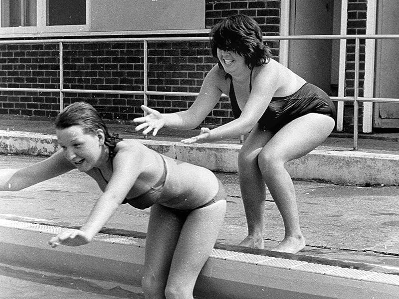 Did you visit with your family in the 80s?
