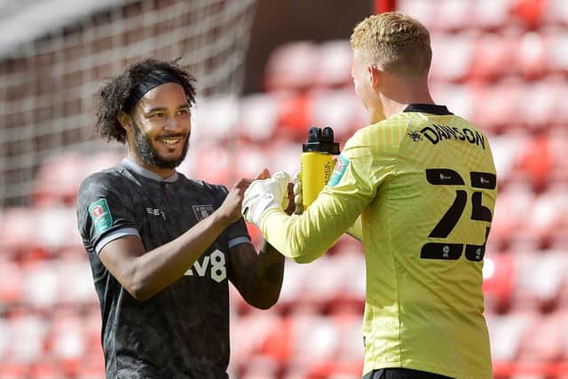 Summer signing Izzy Brown and Sheffield Wednesday goalkeeper Cameron Dawson