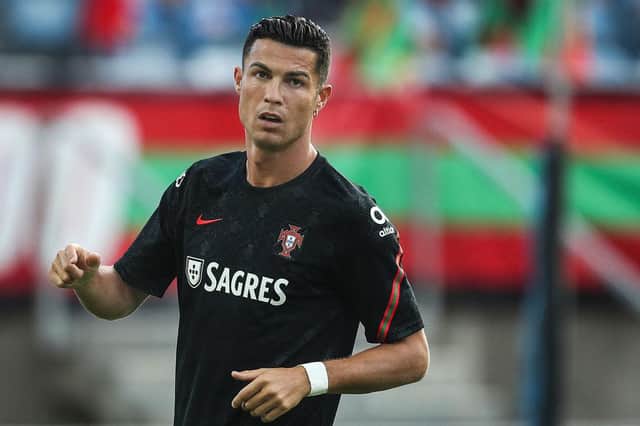 Will Cristiano Ronaldo start for Manchester United against Newcastle United? (Photo by CARLOS COSTA / AFP) (Photo by CARLOS COSTA/AFP via Getty Images)