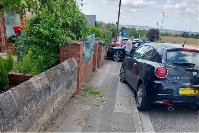 There are  calls for traffic calming measures outside a Sheffield school
