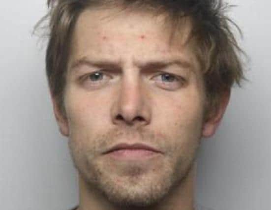 Pictured is Jacob Carroll, aged 27, of no fixed abode, who has been found guilty at Sheffield Crown Court of murdering stabbing victim Joevester Takyi-Sarpong near Doncaster city centre.