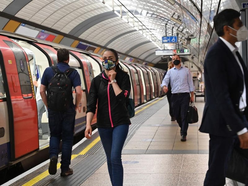 Transport for London, which covers London Underground, London Buses, London Trams, DLR, London Overground and TfL Rail, has said: “Ahead of the lifting of Government restrictions on Monday 19 July, TfL is reminding customers that they will continue to be required to wear a face covering on TfL services for the duration of their journey.”