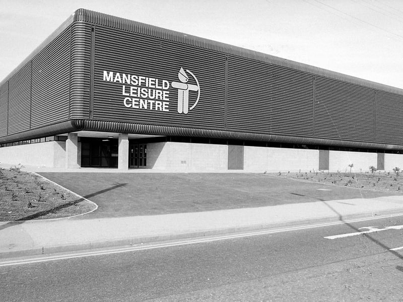 Opened in 1980, Mansfield Leisure Centre was affectionately known as 'The Chocolate Box'. The site on Chesterfield Road is now occupied by Tesco.