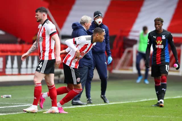 Jebbison replaces Oli Burke off the bench: Simon Bellis/ Sportimage