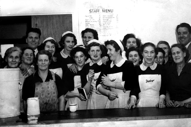 A view of the Joplings kitchen staff.