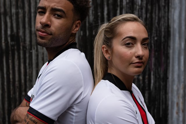 Maddy Cusack and Jayden Bogle show off the new strip
