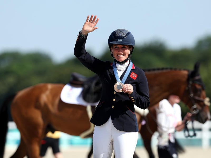 Not only did she win gold in the equestrian team eventing, Collett also took bronze at the individual eventing just days later in Paris.