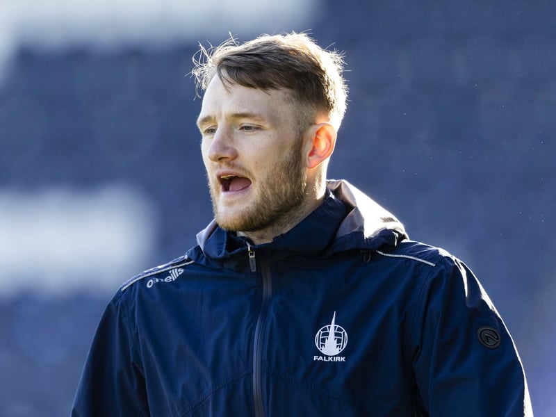 Had surgery on a groin injury at the back end of last season, which continues to keep him out for Falkirk.