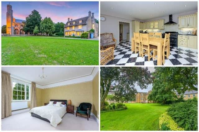 This Grade II listed eight bed detached house boasts plenty of space and period features