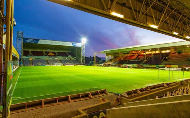 A general view during a Scottish Premiership match between Motherwell and Aberdeen at Fir Park on December 23, 2020, in Motherwell, Scotland. (Photo by Mark Scates / SNS Group)