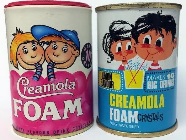If you grew up in the 80s or 90s, chances are you'll remember this iconic fizzy juice.  Bought in a brightly coloured metal tin, hundreds of colourful crystals would create the Creamola Foam when combined with cold water. The drink was first produced in Glasgow and it soon became a Scottish staple