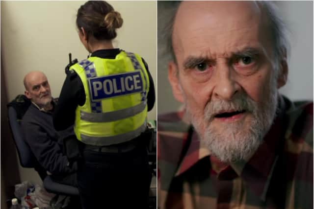 Viewers were left in tears by the plight of Nick on 999: What's Your Emergency? (Photos: Channel 4).