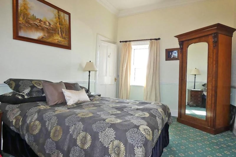 The property boasts a number of large bedrooms.
