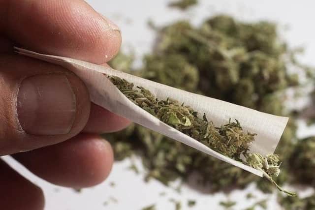 Sheffield Crown Court has heard how a Sheffield drug-dealer who was caught by police with nearly £900 of cannabis has narrowly been sentenced to one year of custody suspended for 18 months.