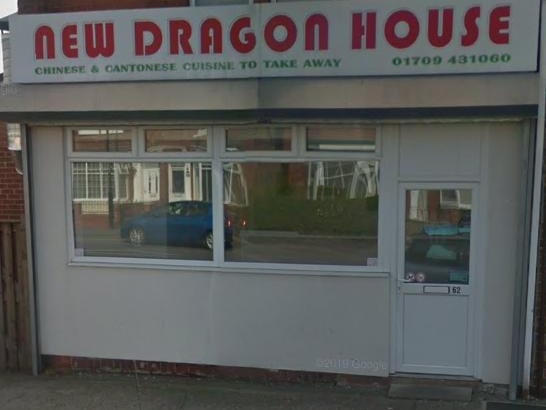 New Dragon House, 62 Park Road, Conisbrough, DN12 2EH. Rating: 4.8/5 (based on 35 Google Reviews). "Lovely staff, excellent food, brilliant service and quick time to prepare. I can't recommend New Dragon House enough."