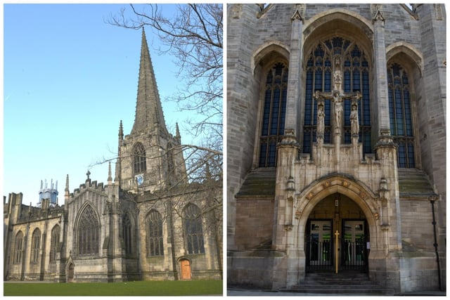 We have put together a gallery showing the reasons why we think Sheffield, cathedral pictured left, is better than Leeds, cathedral pictured right