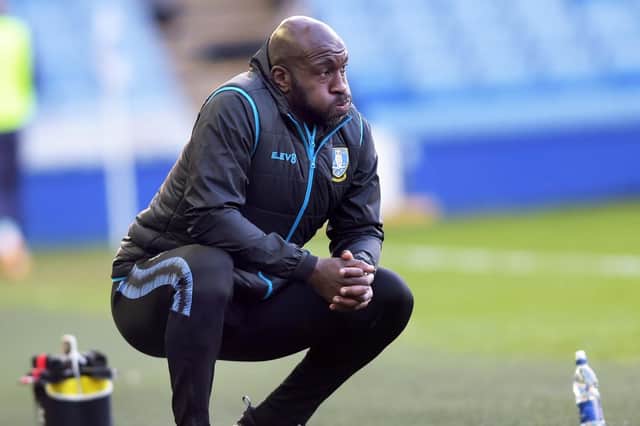 Sheffield Wednesday's Darren Moore missed three games after testing positive for COVID-19.