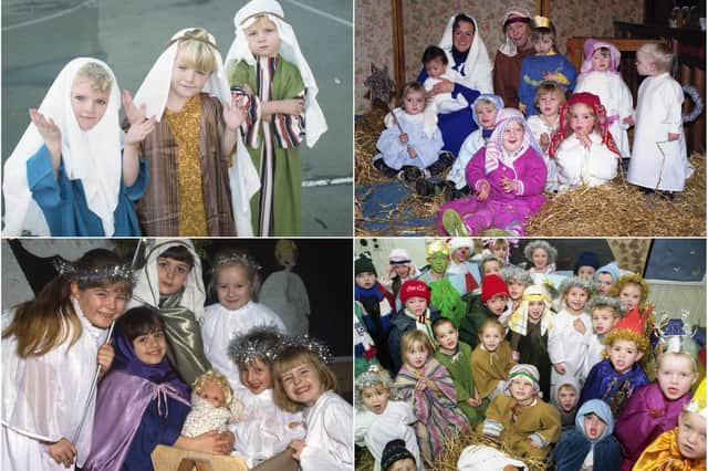 Nativity scenes you may remember from the late 1980s and the 1990s. Take a look.