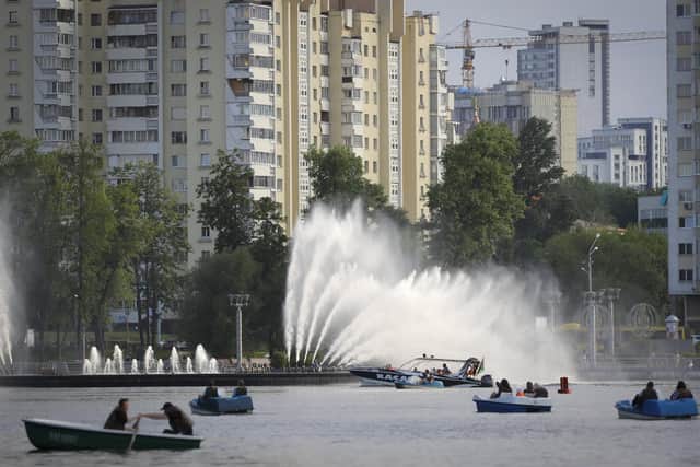 Minsk, the capital of Belarus: AP Photo/Sergei Grits