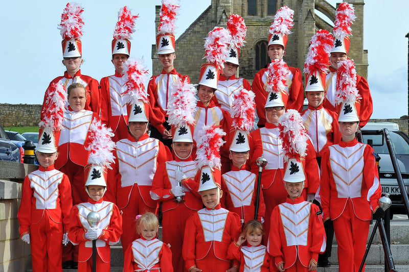 The Hartlepool Zodiacs Jazz Band pose for a picture before the Great Britain Jazz Band Championships held in the Borough Hall in 2012.