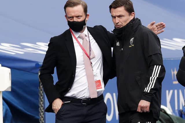 Paul Heckingbottom with Stephen Bettis: Darren Staples/Sportimage