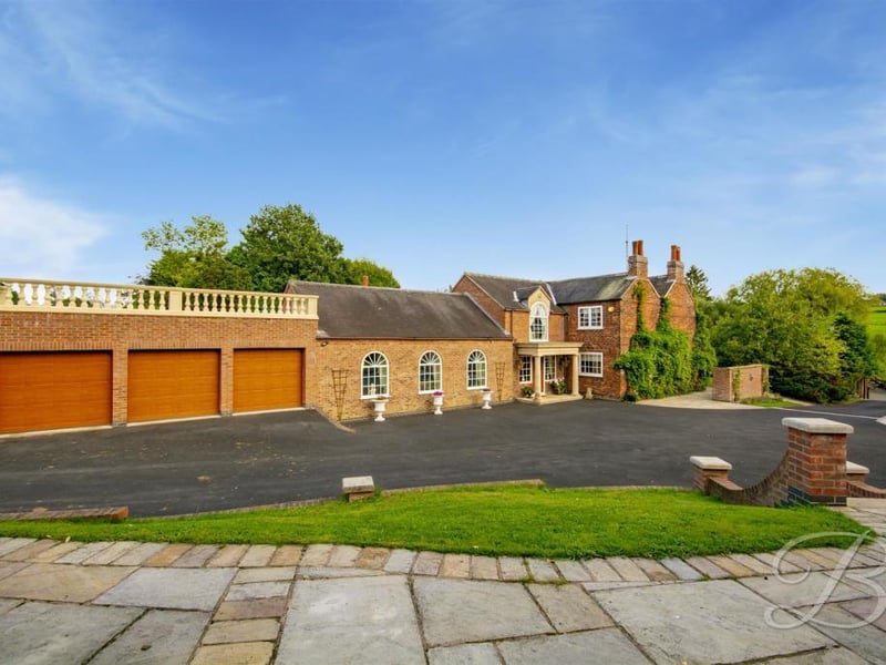 The stunning five-bedroom Manor House in Lower Bagthorpe, which is set in 14 acres of land and on the market for £1.7 million.