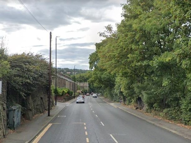 A657 Carr Road – Between Clara Drive and 45m N/E of Carr Wood Gardens.
