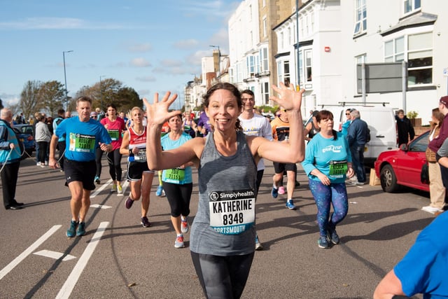 Action from the Great South Run. (201019-245)