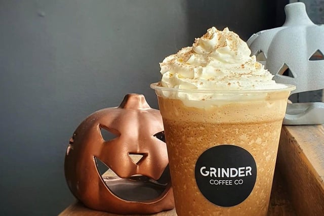 Support a local business whilst enjoying a taste of Halloween. Pumpkin spice frappes are just some of the treats available at Grinder coffee shop in Durham Road. Their cake counters change regularly with cookies, blondies, pink slices and more from local suppliers. They also sell a great range of gifts from other local businesses, including pottery and candles.