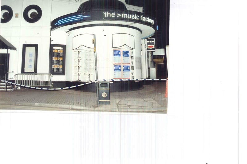 Exterior view of the Music Factory. The venue for many a Sheffielder's wild night out is now a convenience store