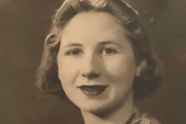 Norah Doyle, from Sheffield, as a young woman. She has died days after her 104th birthday