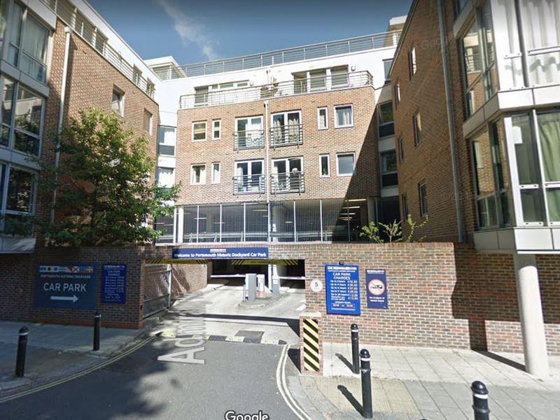 The Historic Dockyard car park in Admiralty Road has a 4.6 star rating based on seven reviews on Google.