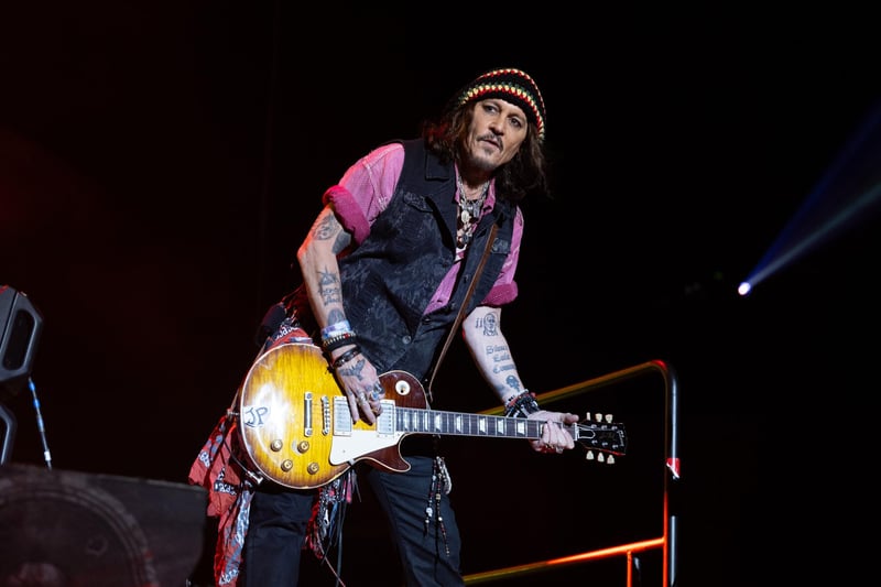 Depp returned to Birmingham just a year later with his band the Hollywood Vampires. The celebrity supergroup includes Alice Cooper and Joe Perry. The band were even joined by Black Sabbath's Tony Iommi for the show. 