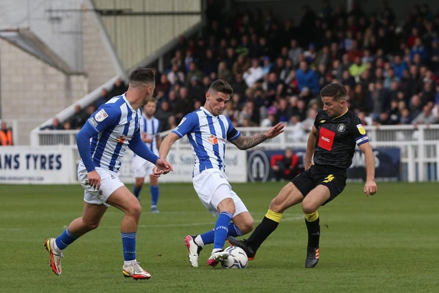 Holohan's return to the Pools line-up has coincided with back-to-back wins and the Irish midfielder should continue his return to full fitness here against Leyton Orient in the centre of the Pools midfield. (Credit: Mark Fletcher | MI News)