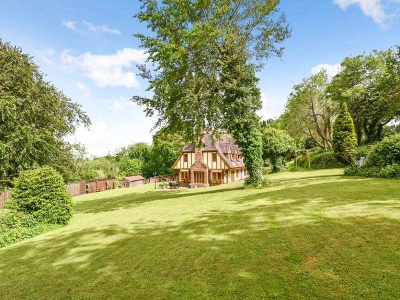 This five bedroom home is on sale for £1.295m.
