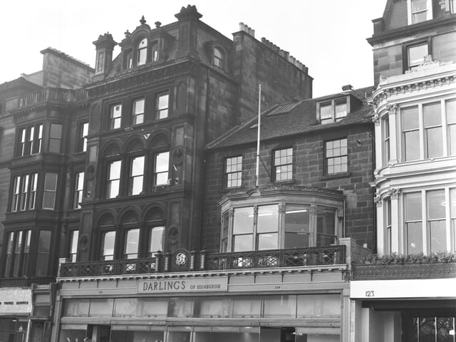 Exterior of Darling's of Edinburgh department store in Proince Street, October 1970