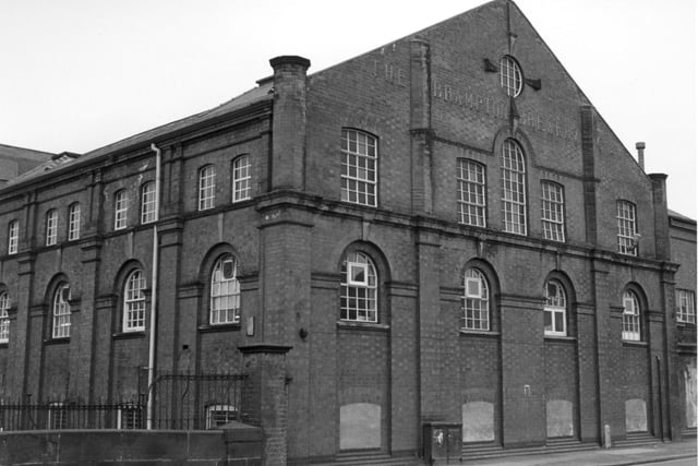 The old Brampton brewery building at the bottom of Chatsworth Road
