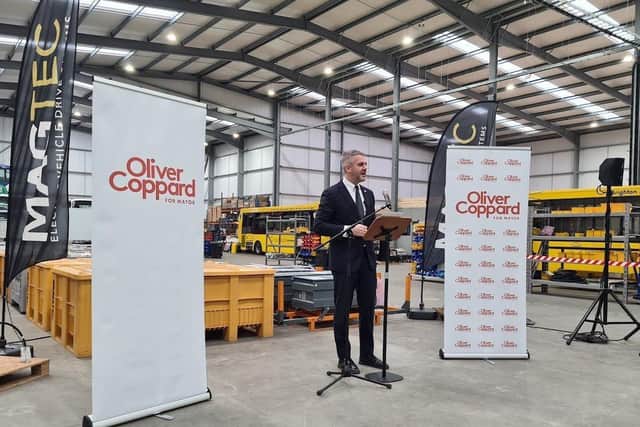 Oliver Coppard at the launch of his re-election campaign earlier this year.