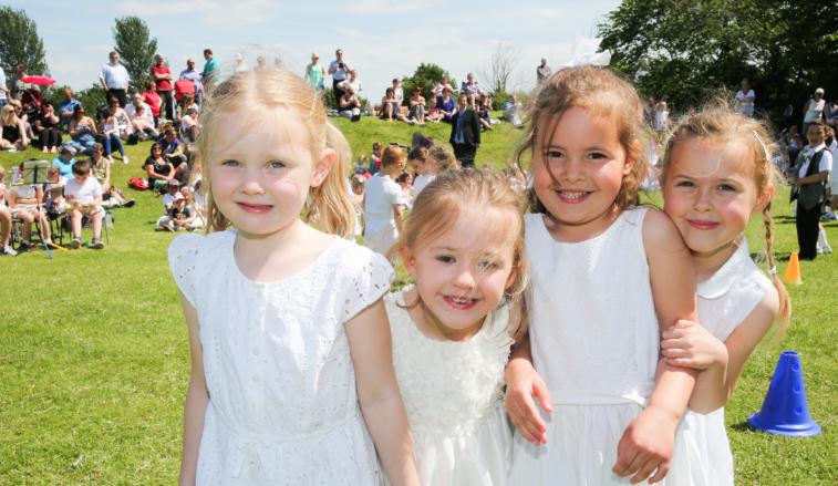 Daisy Minto, Olivia Adams, Ava Burton, Rae Turner. All aged 5.