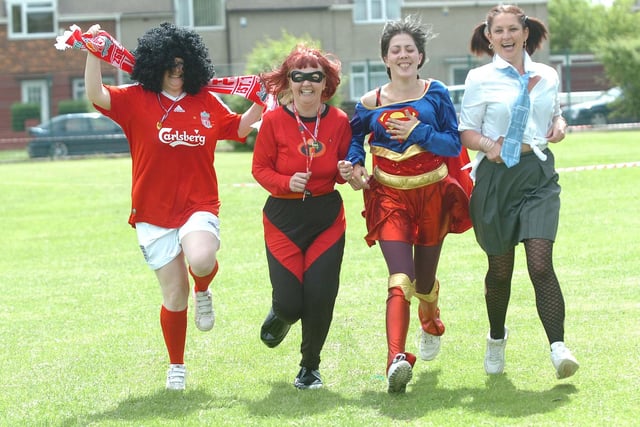 A sponsored run at Rossmere School. Are you pictured and can you tell us more?