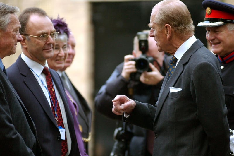 Prince Philip visited South Tyneside College in 2005. Were you there?