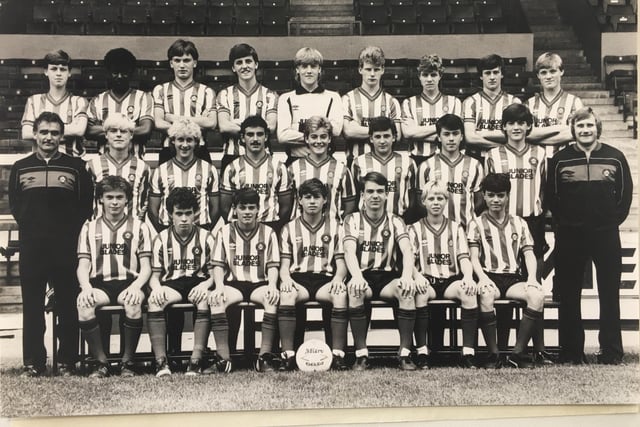 Can you pick out the future first team players in this group shot from 1985?