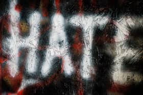 File photo of graffiti. The number of hate crimes against Jewish people in South Yorkshire rose sharply compared to previous years in the weeks following the October 7 attacks and the outbreak of the war in Palestine.