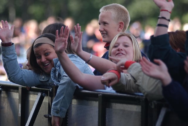 Were you pictured as you watched the stars in Bents Park in 2005?