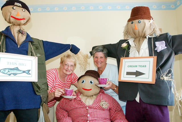 A scarecrows cream tea party was held in East Durham 13 years ago. Remember it?