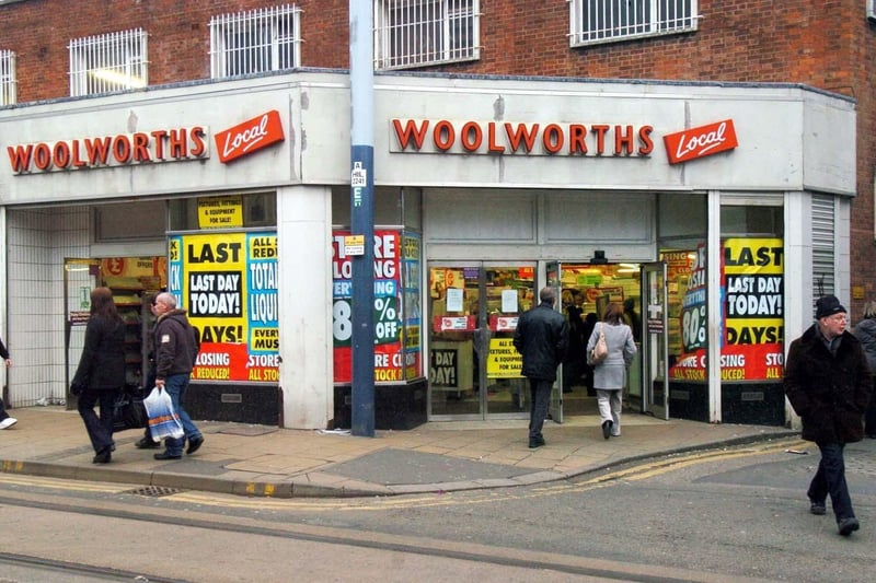 The Woolworths at Hillborough closes in December 2008