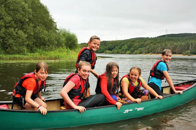 The activity centre in Stocksbridge gives people the opportunity to try watersports.
