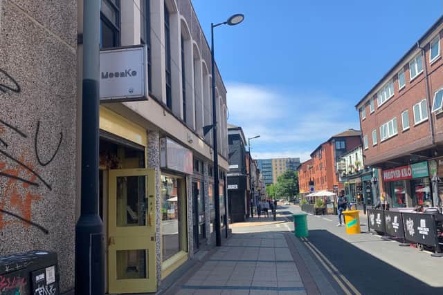 MoonKo is based on Division Street in the city centre, which has recently been pedestrianised